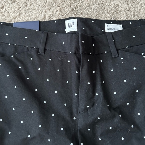 Polka Dot cropped dress pants - Picture 2 of 4
